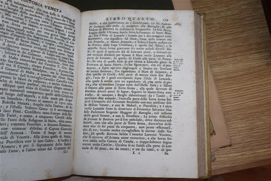 Venice: Bembo, Pietro; Paruta, Paolo and Sabellico - Degl Istorici Delle Cose Veneziane ..., qto, 10 vols in 11,